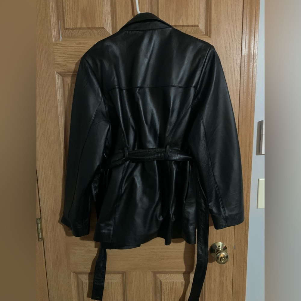 Women’s leather coat.  Excellent condition